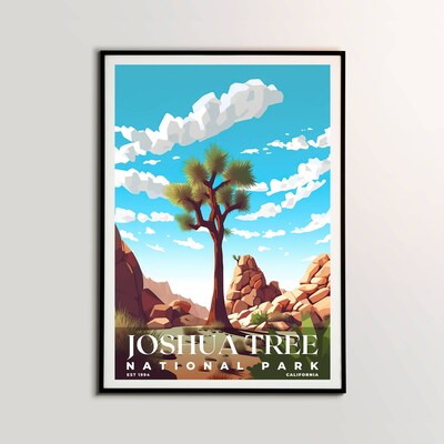 Joshua Tree National Park Poster, Travel Art, Office Poster, Home Decor | S3 - image2